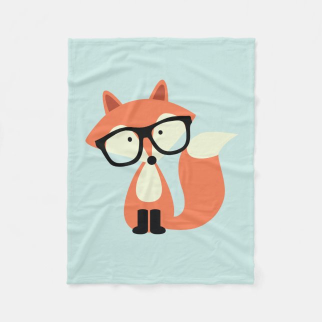 Couverture Polaire Hipster Red Fox (Devant)