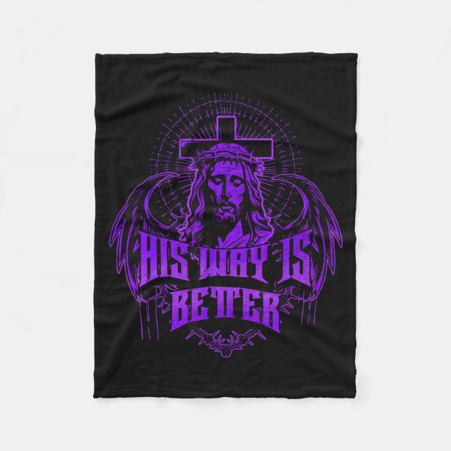 Couverture Polaire His Way Is Better - Jesus Streetwear  (Devant)