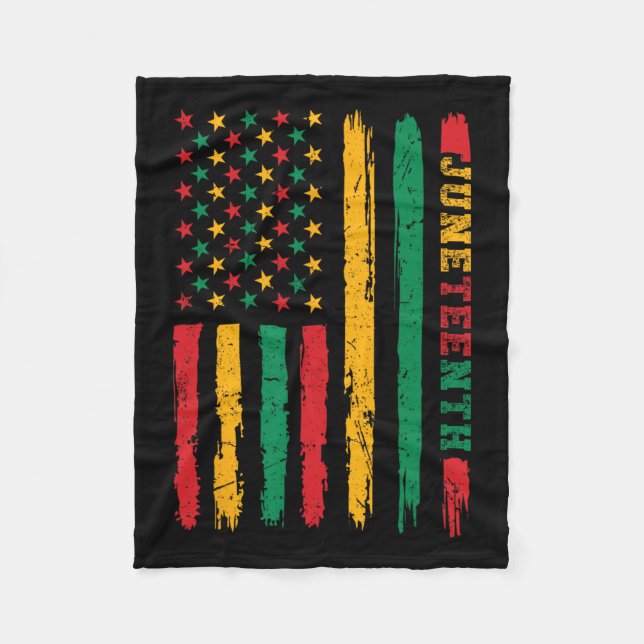 Couverture Polaire Histoire de l'Amérique africaine Drapeau 1865 (Devant)