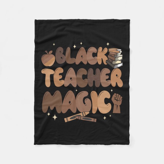 Couverture Polaire Histoire des enseignants noirs Magie Éducation Mel (Devant)