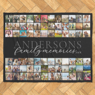 Couverture Polaire Histoires de famille personnalisées 72 Photo Colla