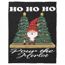 Ho Ho Ho Christmas Gnome Pour Le Merlot