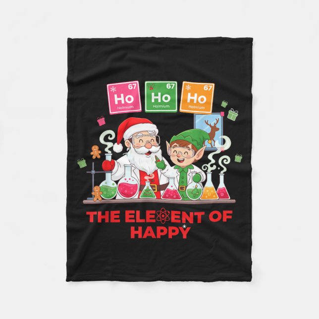Couverture Polaire Ho Ho Ho Holmium Chemistry Element 67 Meme Of Peri (Devant)