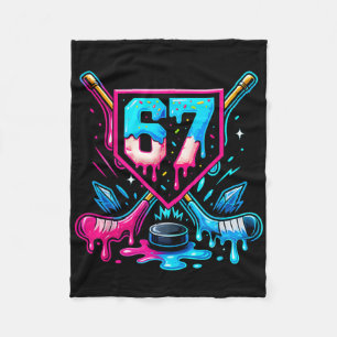 Couverture Polaire Hockey Drip 6 7 Numéro 67 Six Sept Mème Hommes Gar
