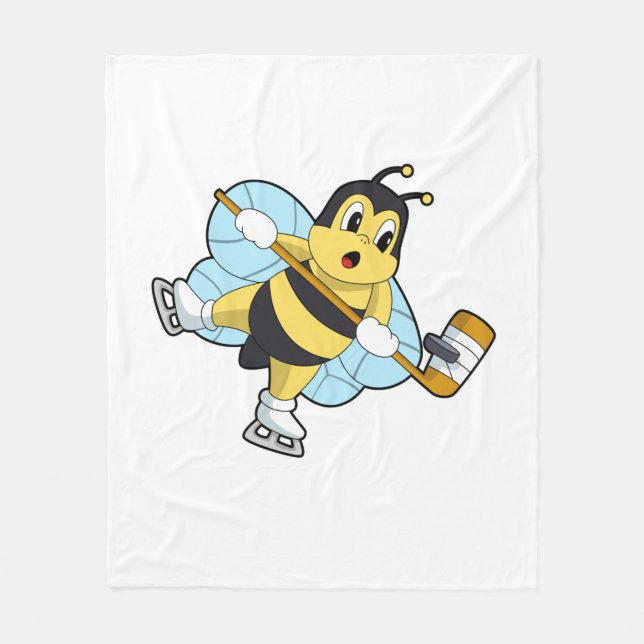 Couverture Polaire Hockey sur glace Bee Hockey sur glace (Devant)