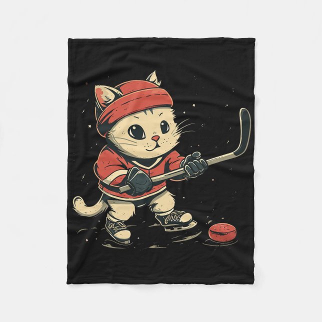 Couverture Polaire Hockey sur glace masculin  (Devant)