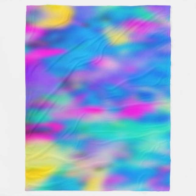 Couverture Polaire Holi Multi Colorated Motif 2 + vos idées (Devant)