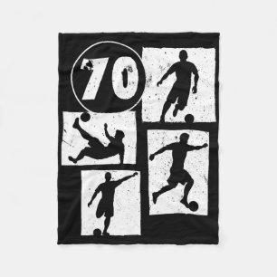 Couverture Polaire Homme Femme Footballeur 70 Ans Footll 70 Ans