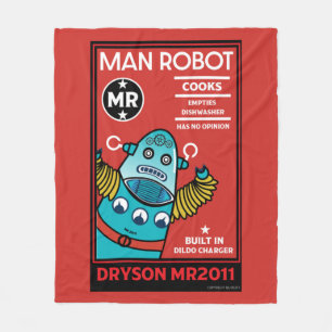 Couverture Polaire Homme Robot L'homme parfait