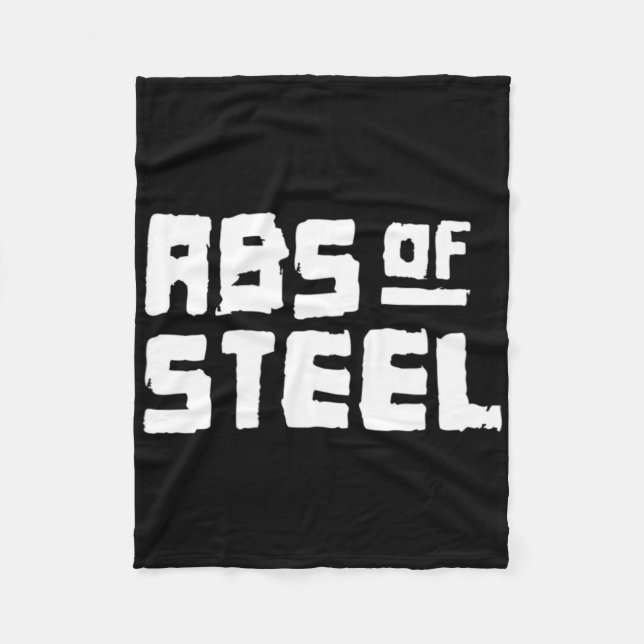 Couverture Polaire Hommes Abs Of Steel Gym Fitness entraînement Bodyb (Devant)