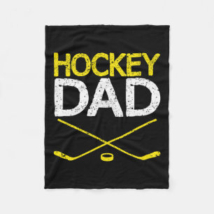 Couverture Polaire Hommes Hockey papa Fête des pères Vintage été hive
