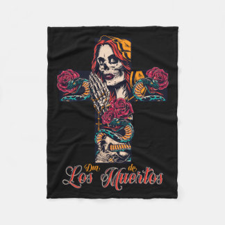 Couverture Polaire Hommes La Calavera De La Catrina - Dia De Los