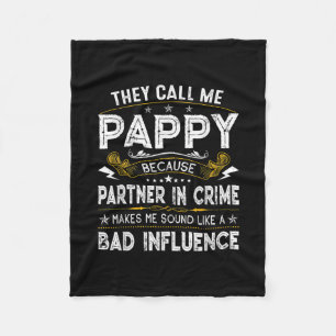 Couverture Polaire Hommes qu'ils m'appellent Pappy Papa Drôle Idée 
