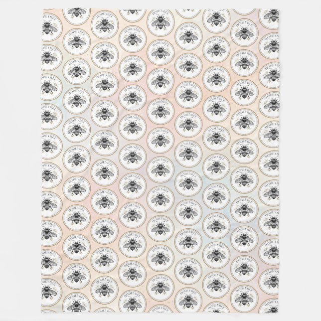 Couverture Polaire Honey Bee (Devant)