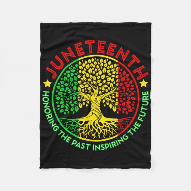 Couverture Polaire Honorer le passé, inspirer le futur Juneteenth  (Devant)