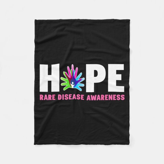 Couverture Polaire Hope Rare Disease Awareness Shirt - Rare Disease D (Devant)