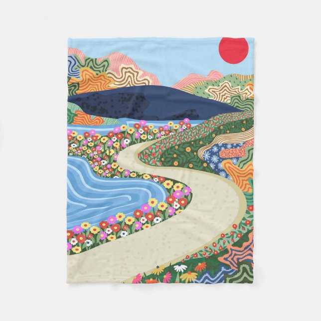 Couverture Polaire Horizon apaisant (Devant)