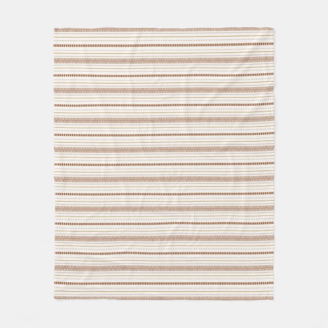 Couverture Polaire Horizon Stripes Terrain Chaud (Devant)