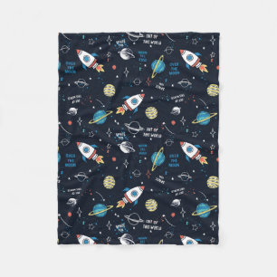 Couverture Polaire Hors de ce Motif spatial mondial