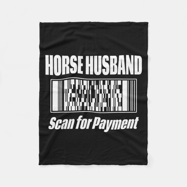 Couverture Polaire Horse Husband  (Devant)