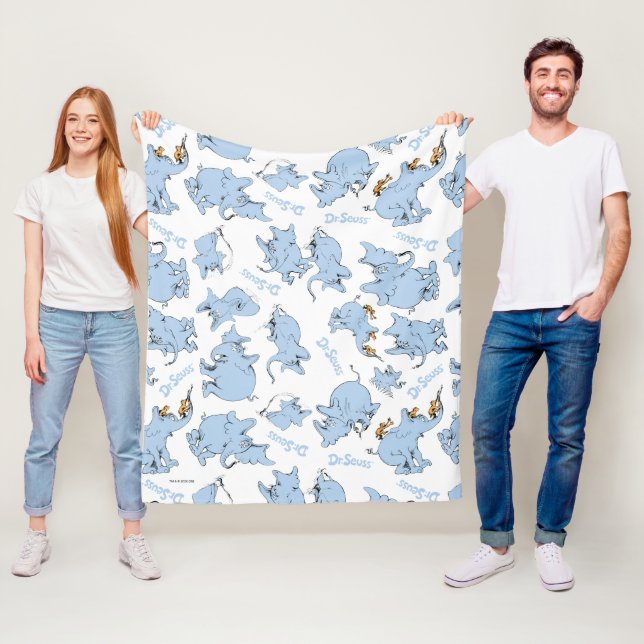 Couverture Polaire Horton Hears A Who Monkey Pattern (En situation)