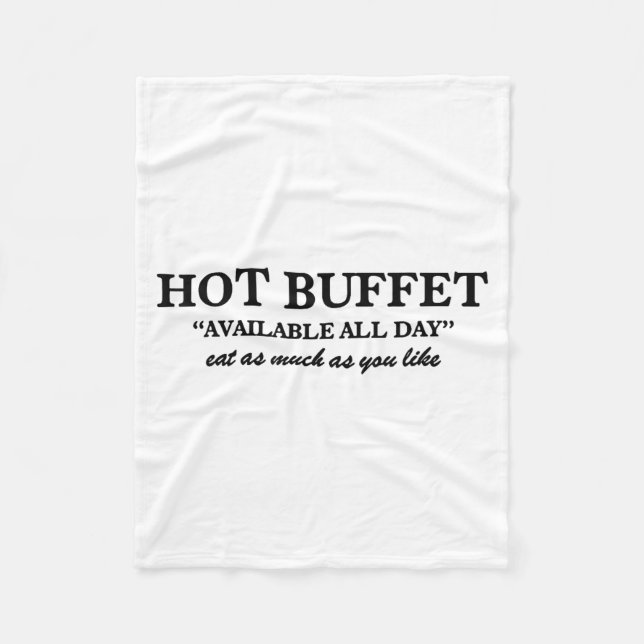 Couverture Polaire Hot Buffet Available All Day Eat As Much As You Li (Devant)