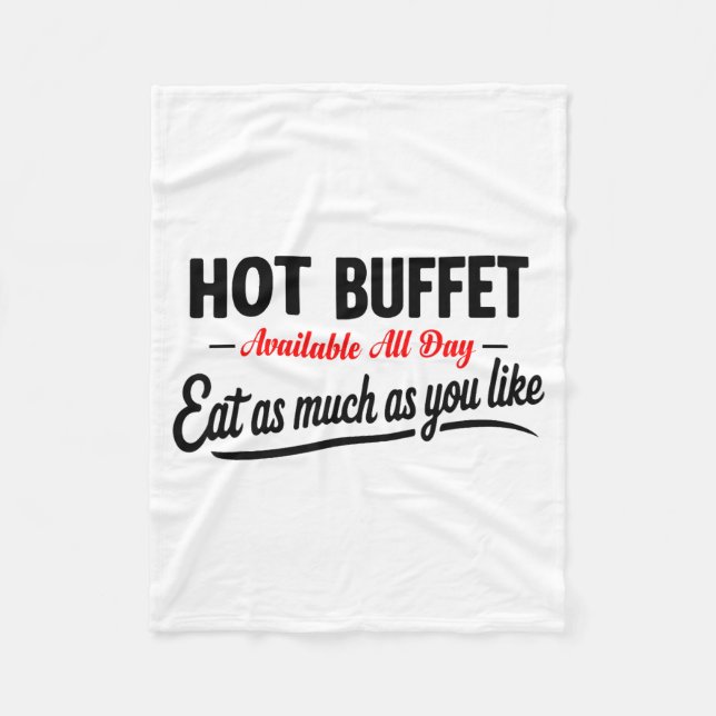 Couverture Polaire Hot Buffet Available All Day Eat As Much As You Li (Devant)