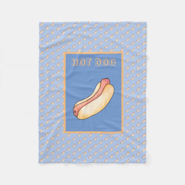 Couverture Polaire Hot dog (Devant)