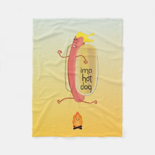 Couverture Polaire Hot Dog Oe Devil