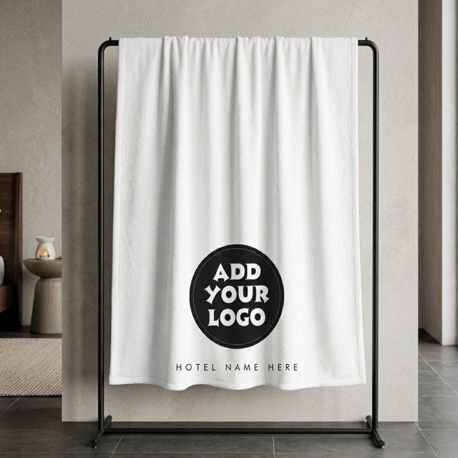 Couverture Polaire Hotel Name and Logo Guest House (Créateur téléchargé)