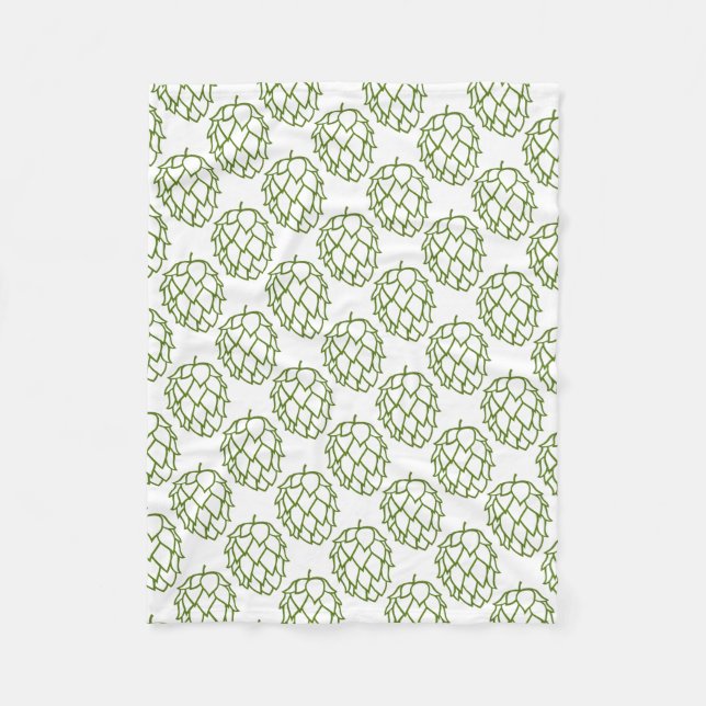 Couverture Polaire Houblon de bière (Devant)