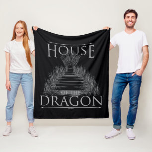 Couverture Polaire HOUSE of the Dragon   Iron Throne Graphic