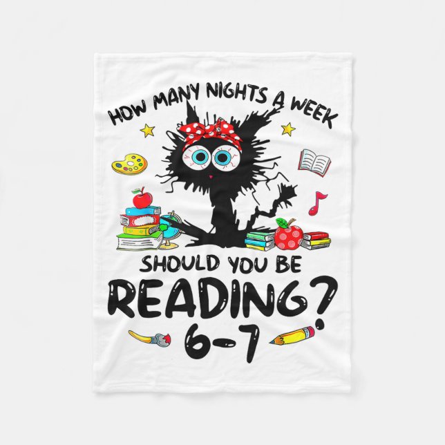 Couverture Polaire How Many Nights A Week Should You Be Reading 6–7 T (Devant)