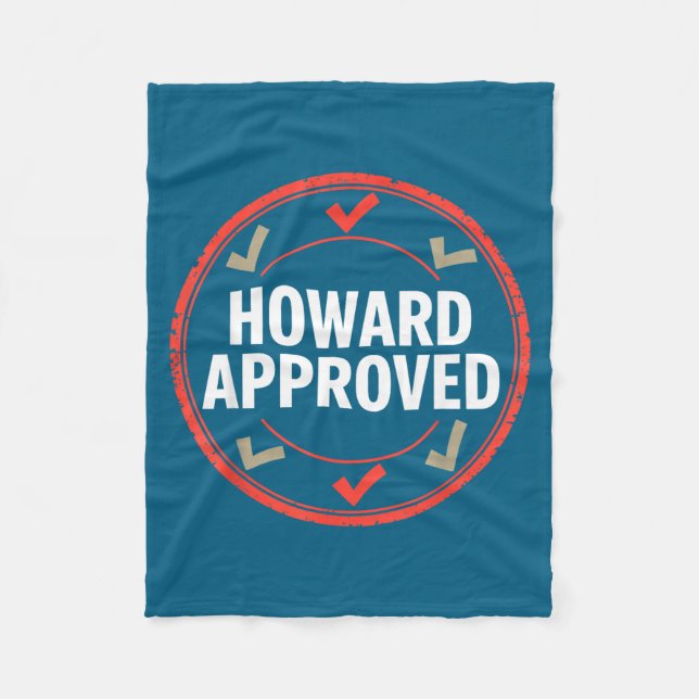 Couverture Polaire Howard approuvé  (Devant)