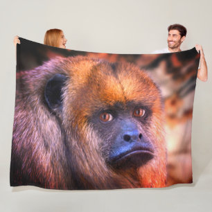 Couverture Polaire Howler Monkey
