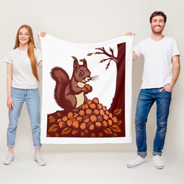 Couverture Polaire 🐿️ https://www.zazzle.fr/couverture_polaire🍂 (En situation)