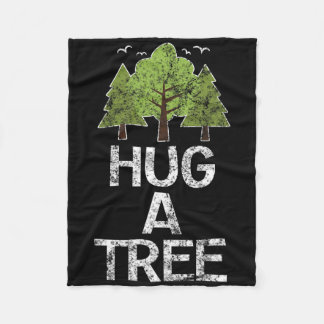 Couverture Polaire Hug Arbre Arbre Hug Terre Jour Arbor