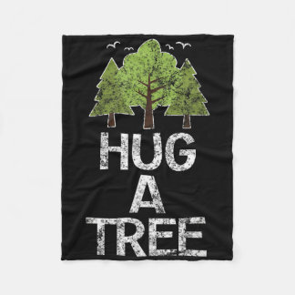 Couverture Polaire Hug Arbre Arbre Hug Terre Jour Arbor
