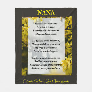 Couverture Polaire Hug in Blanket Form for Grandma