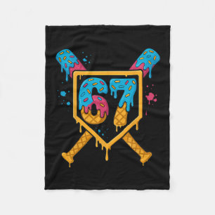 Couverture Polaire Hugvyn 67 Vendre Crème Glacée Drip Six Sept Genz A