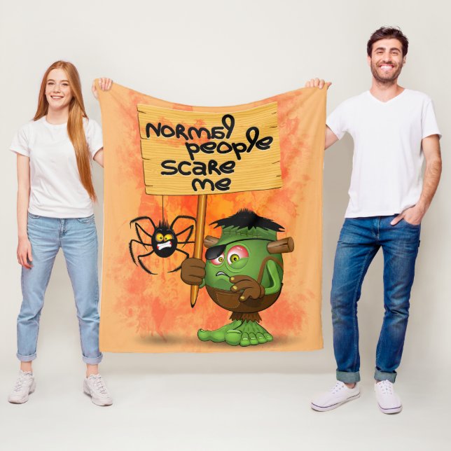 Couverture Polaire Humorous Frankenstein (En situation)