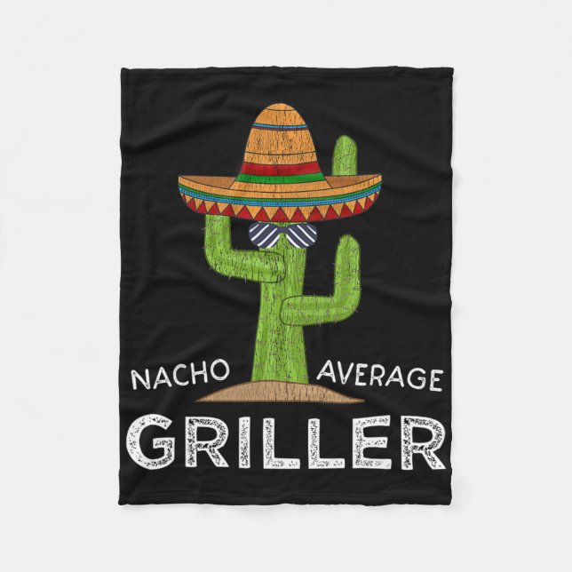 Couverture Polaire Humour Grill Grill Fun Grill Griller Griller Dit F (Devant)