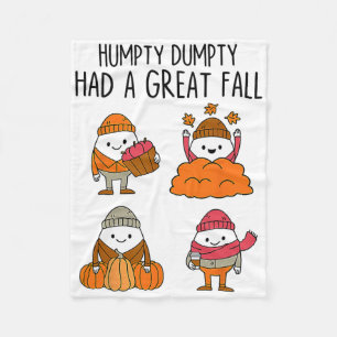 Couverture Polaire Humpty A Eu Une Grande Automne Automne Dumpty Hall