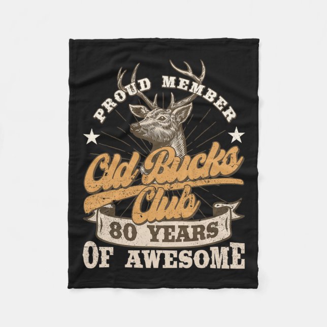 Couverture Polaire Hunter 80e Anniversaire Old Bucks Club 80 Ans De A (Devant)