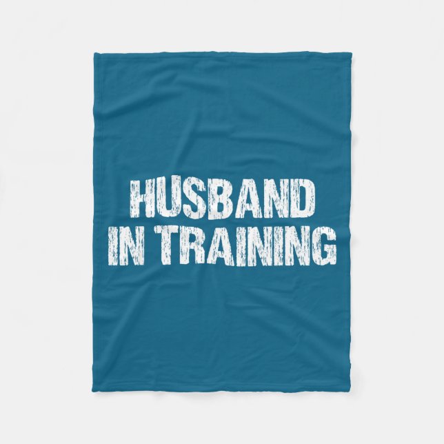 Couverture Polaire Husband In Training  (Devant)
