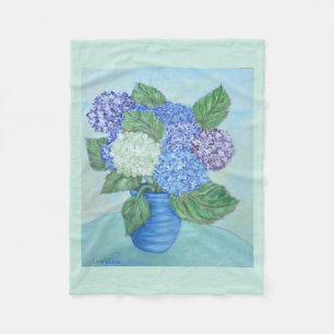 Couverture Polaire Hydrangea Dans Le Vase
