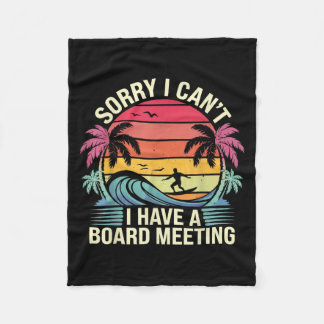 Couverture Polaire I Cant I Have A Board Meeting