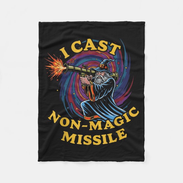 Couverture Polaire I Cast Non-magic Missile Funny Wizard Parody Meme  (Devant)