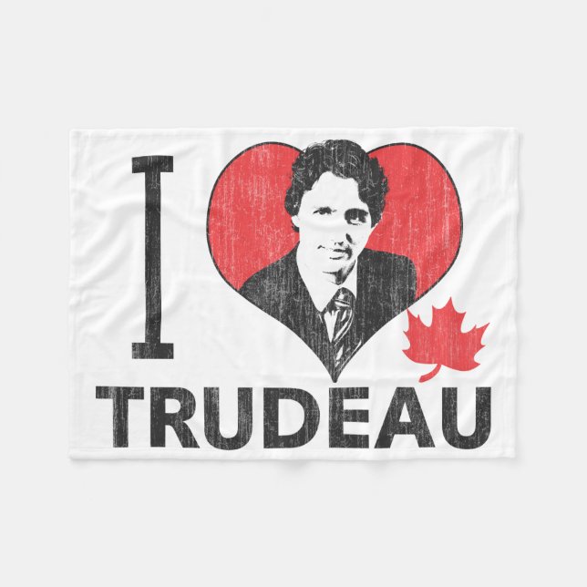 Couverture Polaire I coeur Trudeau (Devant (Horizontal))