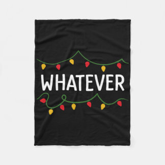 Couverture Polaire I Don't Do Matching Christmas Outfits Whatever 